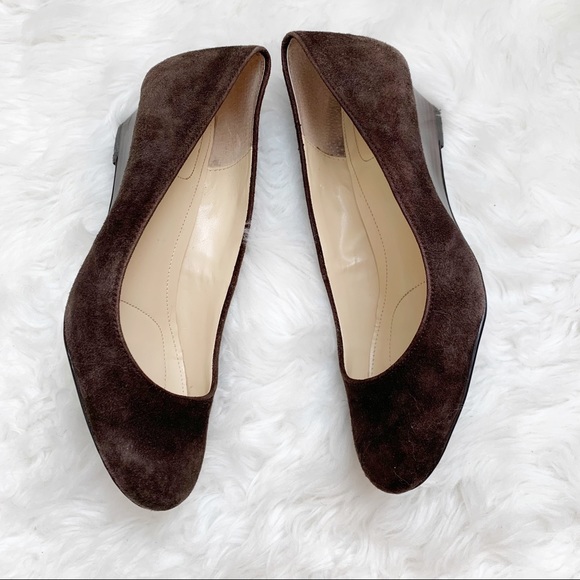 Calvin Klein brown dress wedges Baylor RELISTED - Picture 4 of 8